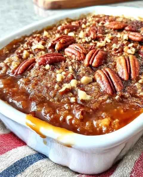 Oldfashioned Pecan Pie Cobbler