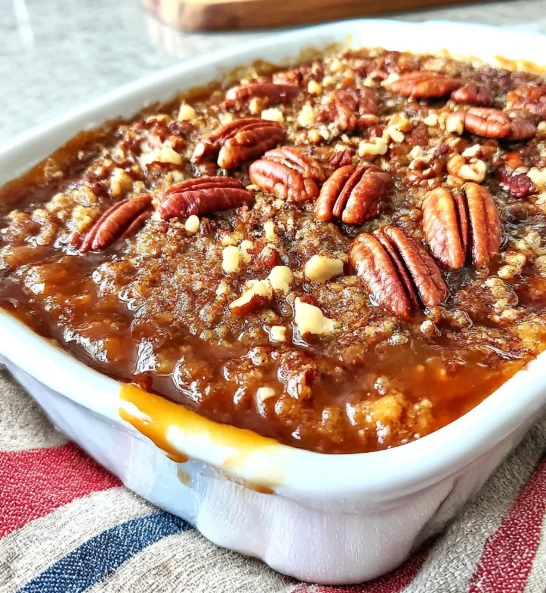 Oldfashioned Pecan Pie Cobbler