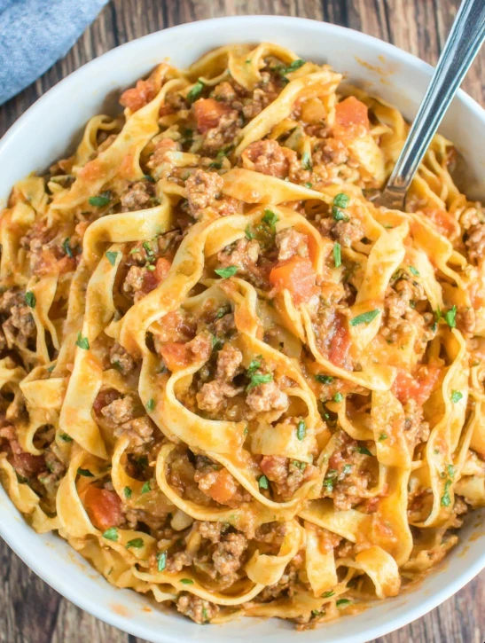 One-Pot Pasta Bolognese