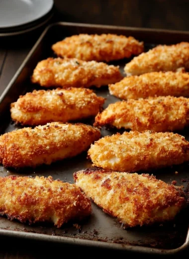 Ovenbaked Crispy Breaded Chicken Fillets