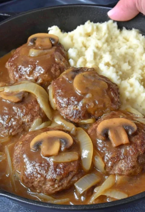 Salisbury Steak Mushroom Gravy