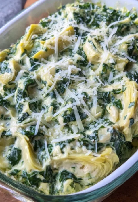 Secret Spinach Artichoke Dip
