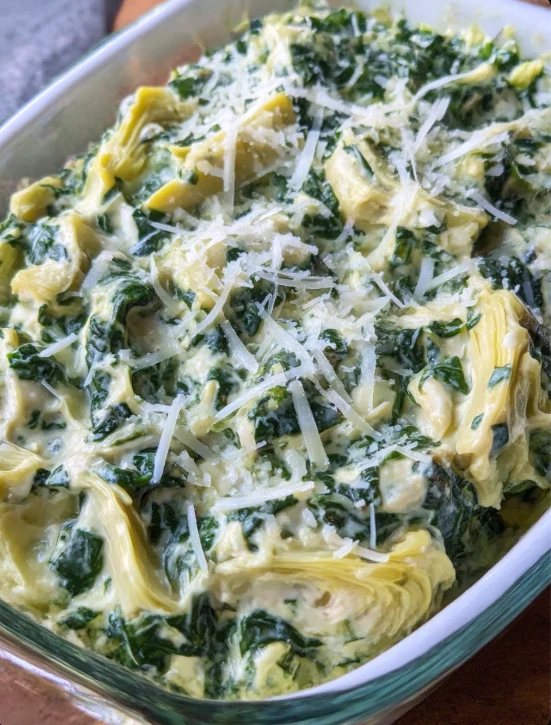 Secret Spinach Artichoke Dip