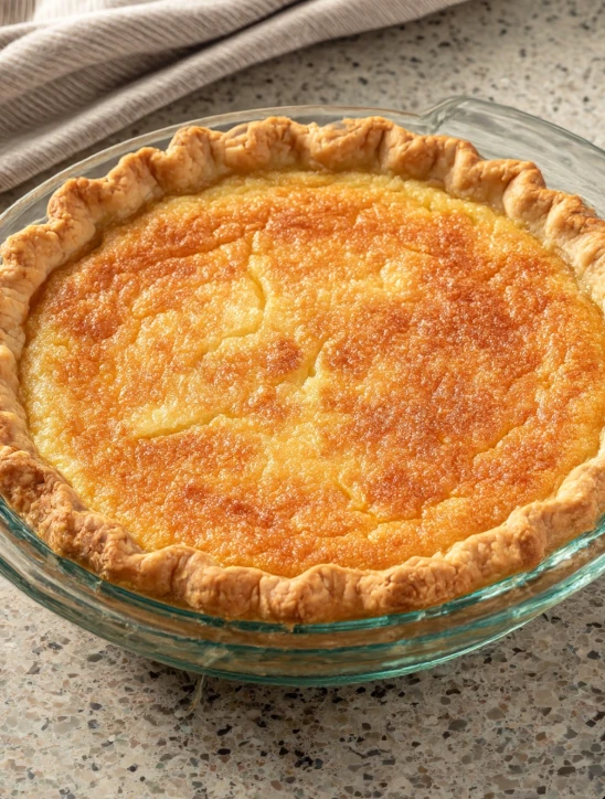 Southern 4ingredient Chess Pie