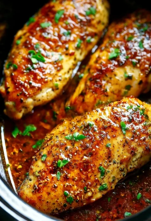 Slow Cooker 3ingredient Maple Dijon Chicken