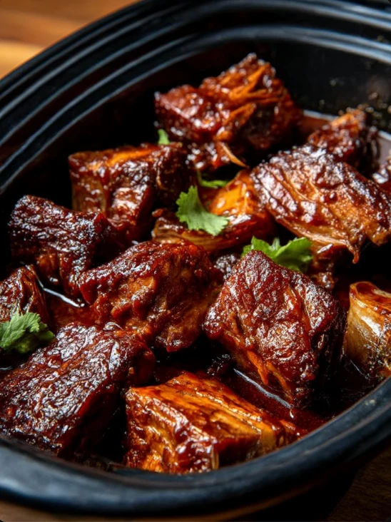 Slow Cooker 4-Ingredient Holiday BBQ Pork