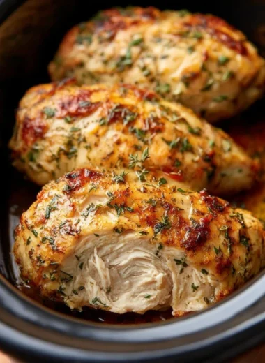 Slow Cooker 4ingredient Parmesan Chicken