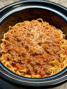 Slow Cooker Church Supper Spaghetti