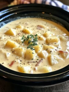 Slow Cooker Creamy Potato Soup