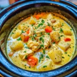 4-Ingredient Slow Cooker Lemon Blueberry Spoon Cake