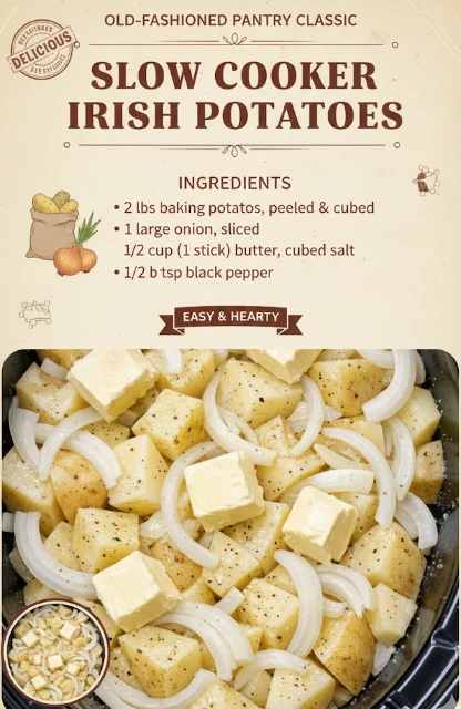 Slow Cooker Irish Potatoes