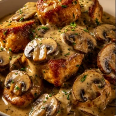 Slow Cooker Salisbury Steaks Mushroom Gravy