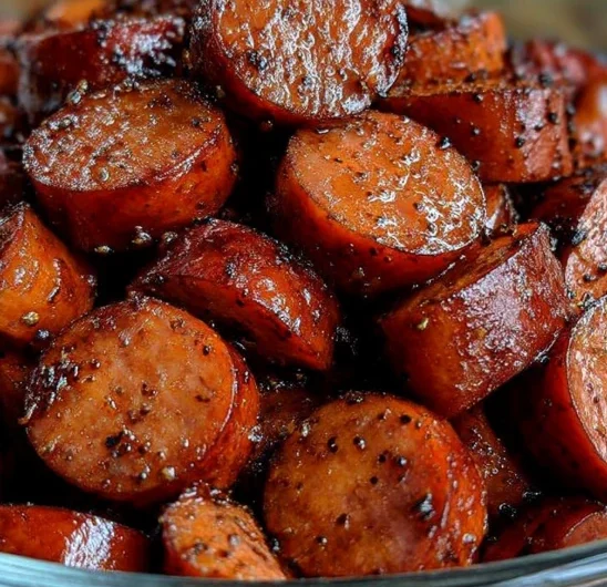 Slow Cooker Spicy Sriracha Kielbasa Bites