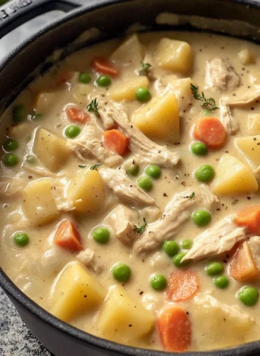 Southern Chicken Pot Pie Soup