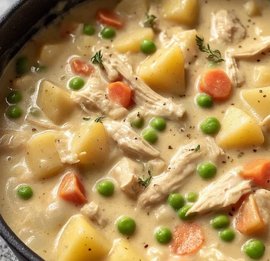 Southern Chicken Pot Pie Soup