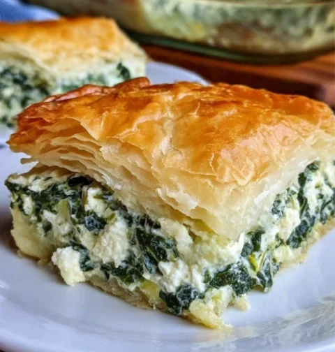 Spinach Cheese Casserole Puff Pastry