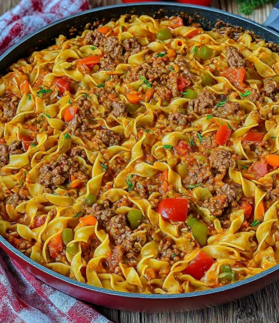 Warm Sunday-Style Italian Drunken Noodles