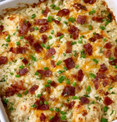 3ingredient Baked Crack Chicken