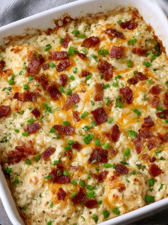 3ingredient Baked Crack Chicken