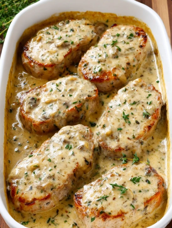 3ingredient Baked Creamy Pork Tenderloin