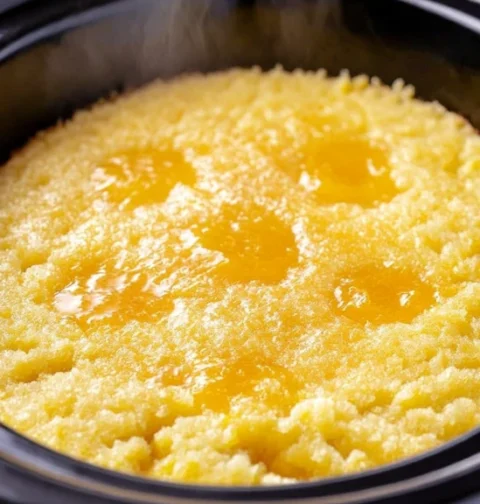 3ingredient Slow Cooker Lemon Cake