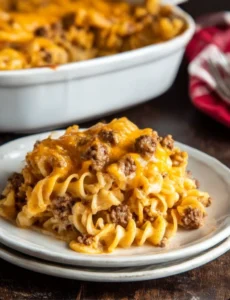 4-Ingredient Beef Noodle Casserole