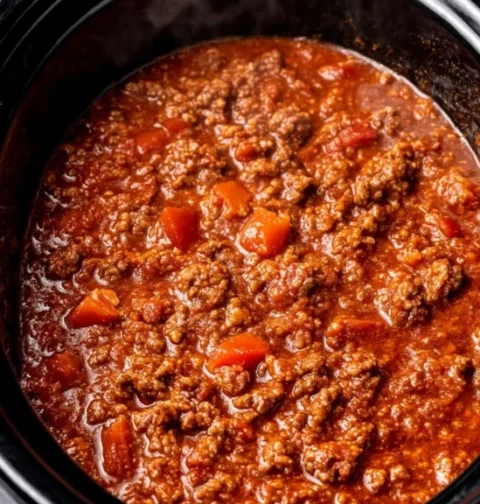 4ingredient Slow Cooker Beef Bolognese