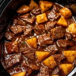 Slow Cooker 6-Ingredient Sweet & Savory Barbecue Beef