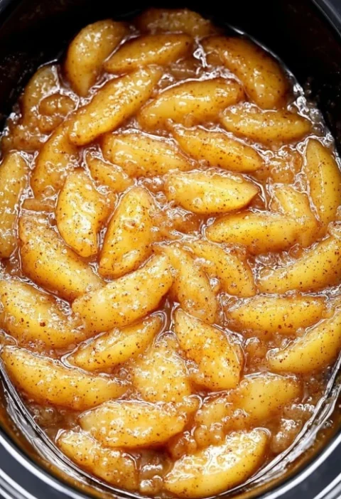 4ingredient Slow Cooker Apple Dump Cake