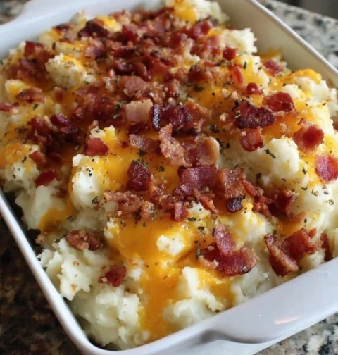 5ingredient Loaded Baked Potato Casserole