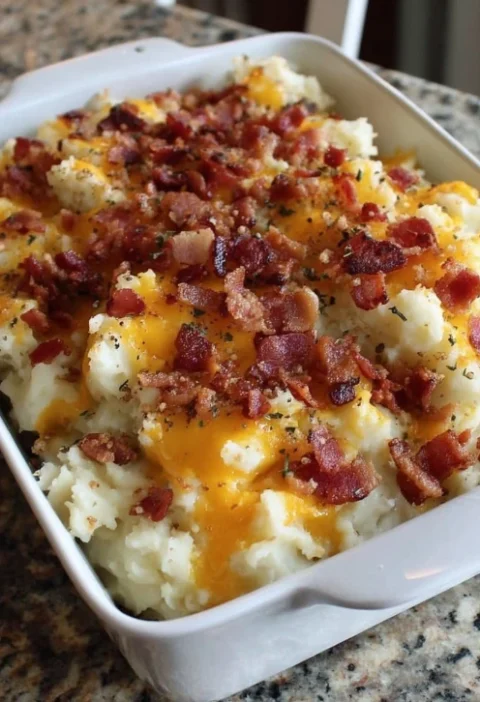 5ingredient Loaded Baked Potato Casserole
