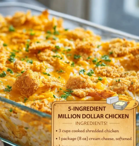 5ingredient Million Dollar Chicken Casserole