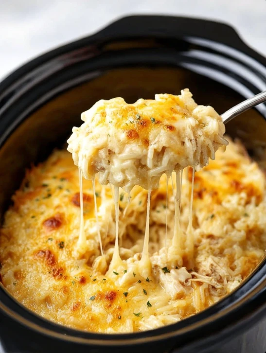5ingredient Slow Cooker Cheesy Hashbrown Casserole