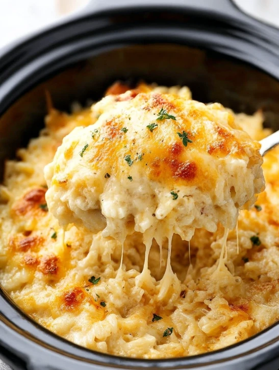 5ingredient Slow Cooker Cheesy Hashbrown Casserole