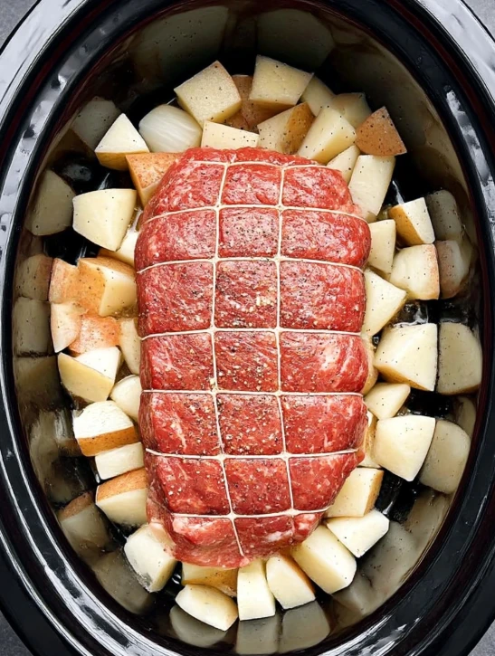 5ingredient Slow Cooker Chuck Roast