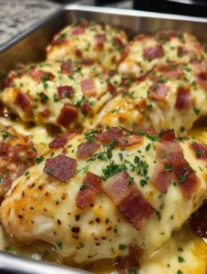 Bacon ranch cheese chicken