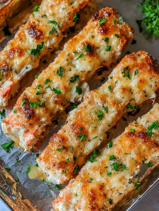 Baked Crab Legs with Butter Sauce