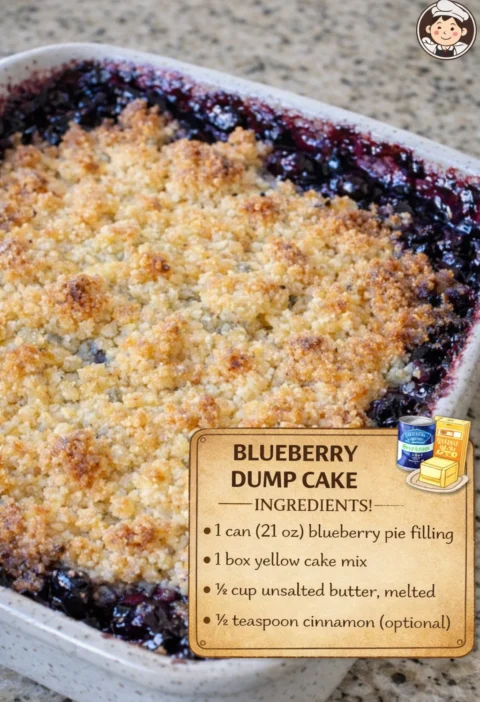 Blueberry Dump Cake