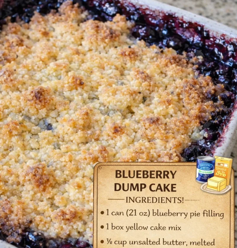 Blueberry Dump Cake