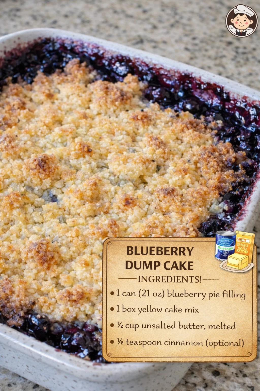 Blueberry Dump Cake