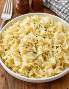 Buttered Egg Noodles with Black Pepper