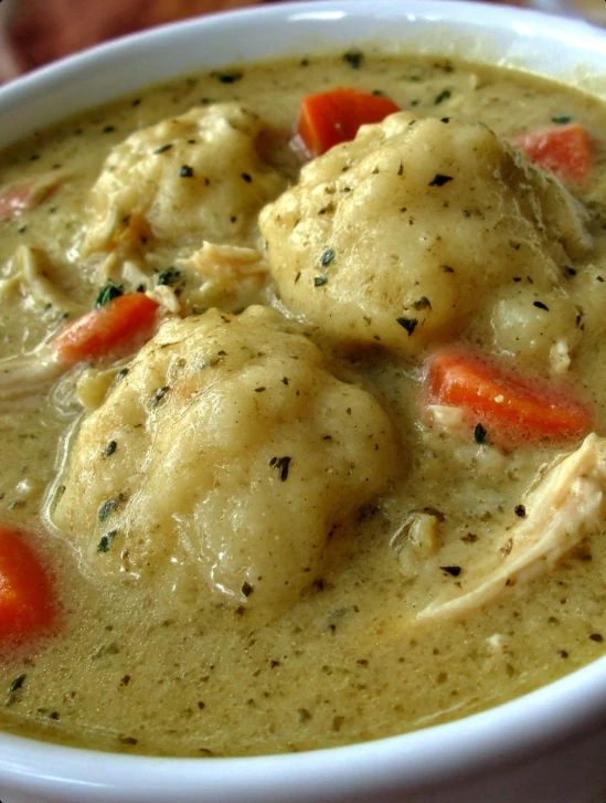 chicken dumpling soup