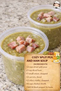 Cozy Split Pea and Ham Soup