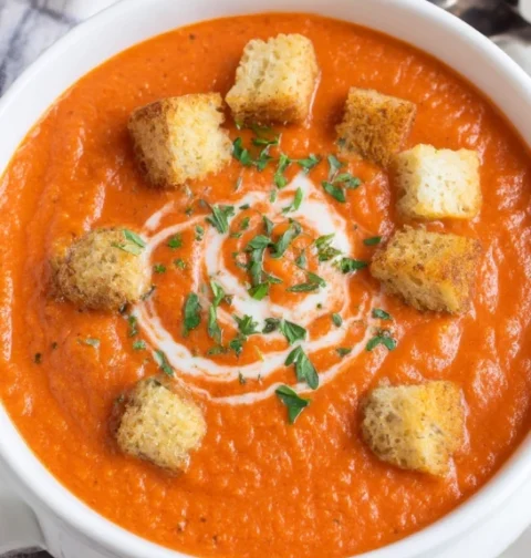 Cream Tomato Soup Bowl