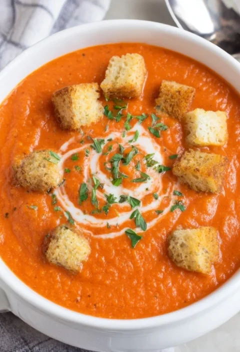 Cream Tomato Soup Bowl