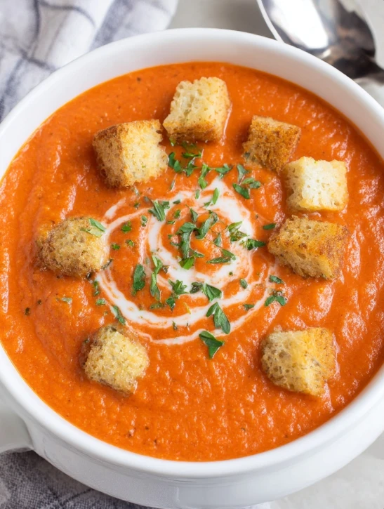 Cream Tomato Soup Bowl