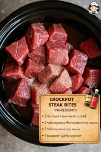 Crockpot Steak Bites
