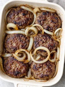 Easy Salisbury Steak Bake