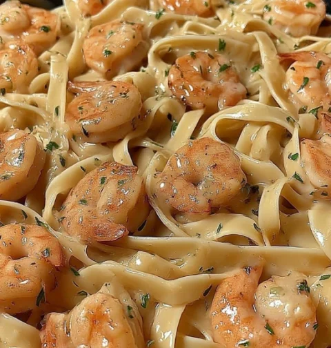 Garlic Shrimp Pasta