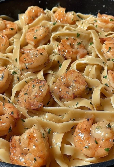 Garlic Shrimp Pasta